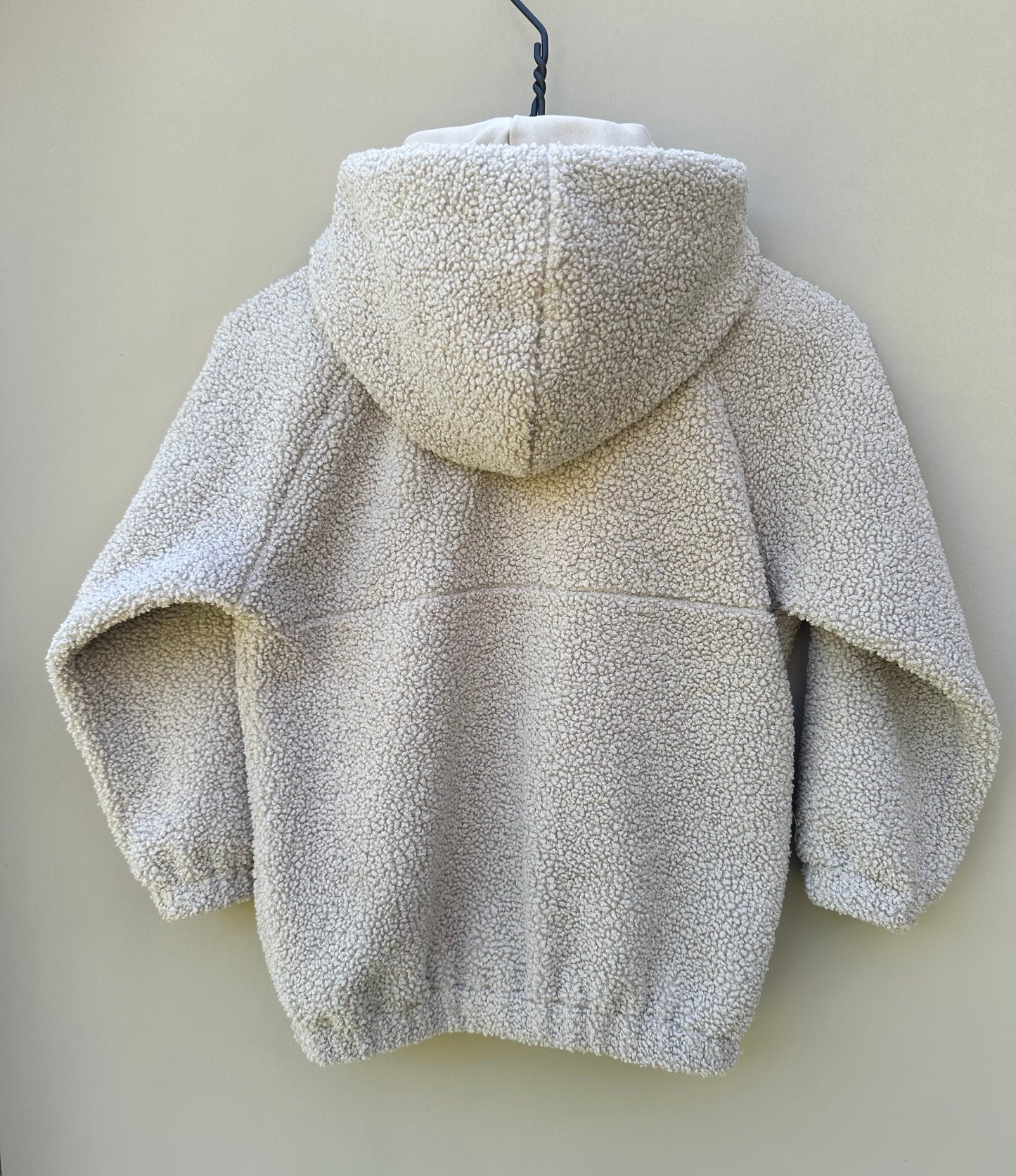 Teddy-Hoodie Mama I beige & taupe