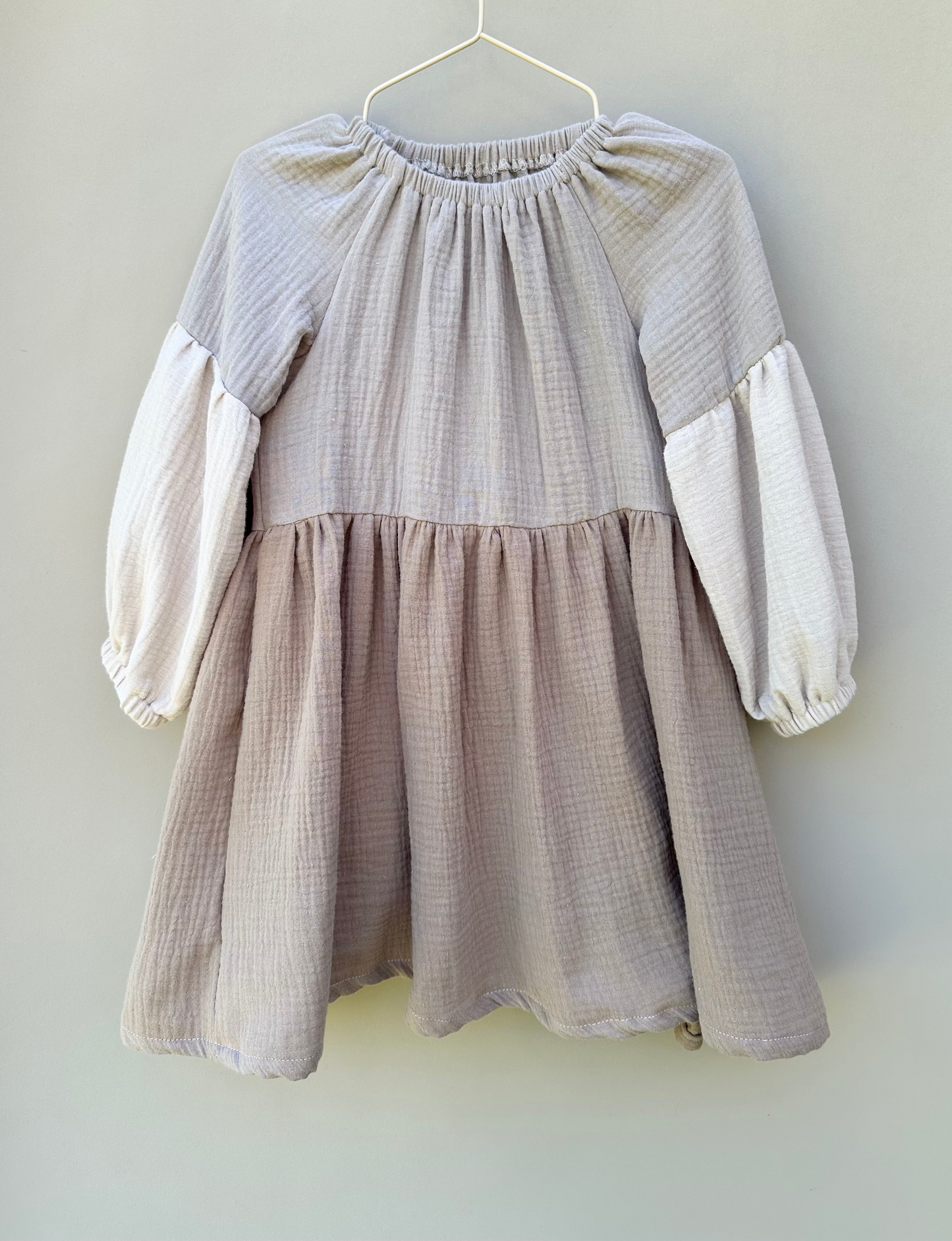 Musselinkleid I langarm