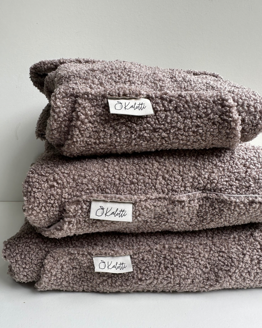 Teddy-Hoodie Mum I beige & taupe