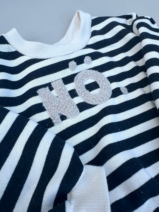 Oversized Sweater Schwarz I Nö!