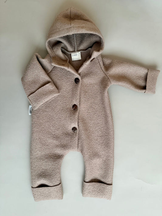 Wollwalk - Overall mit Klappbündchen