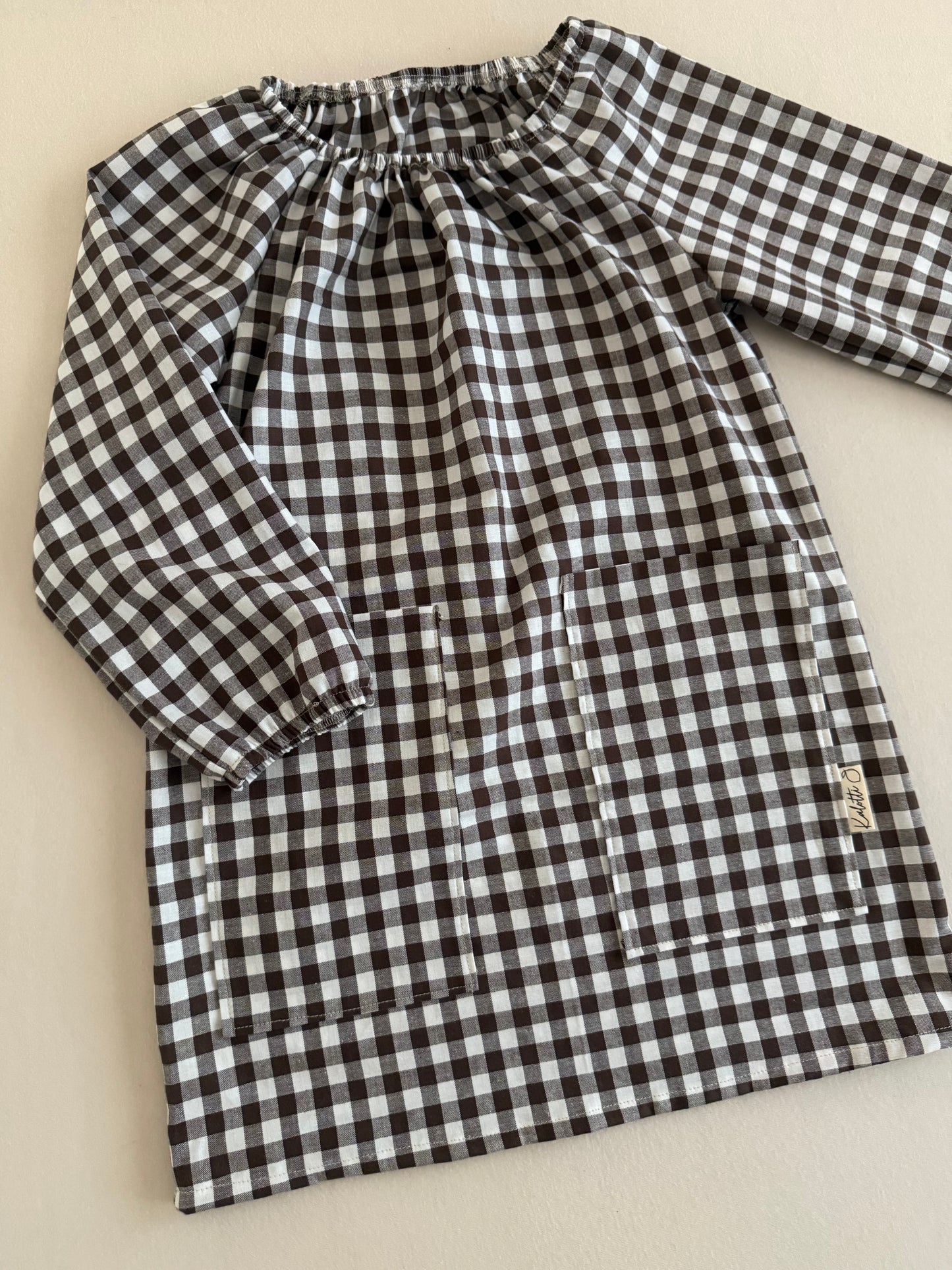 Karokleid dunkelbraun