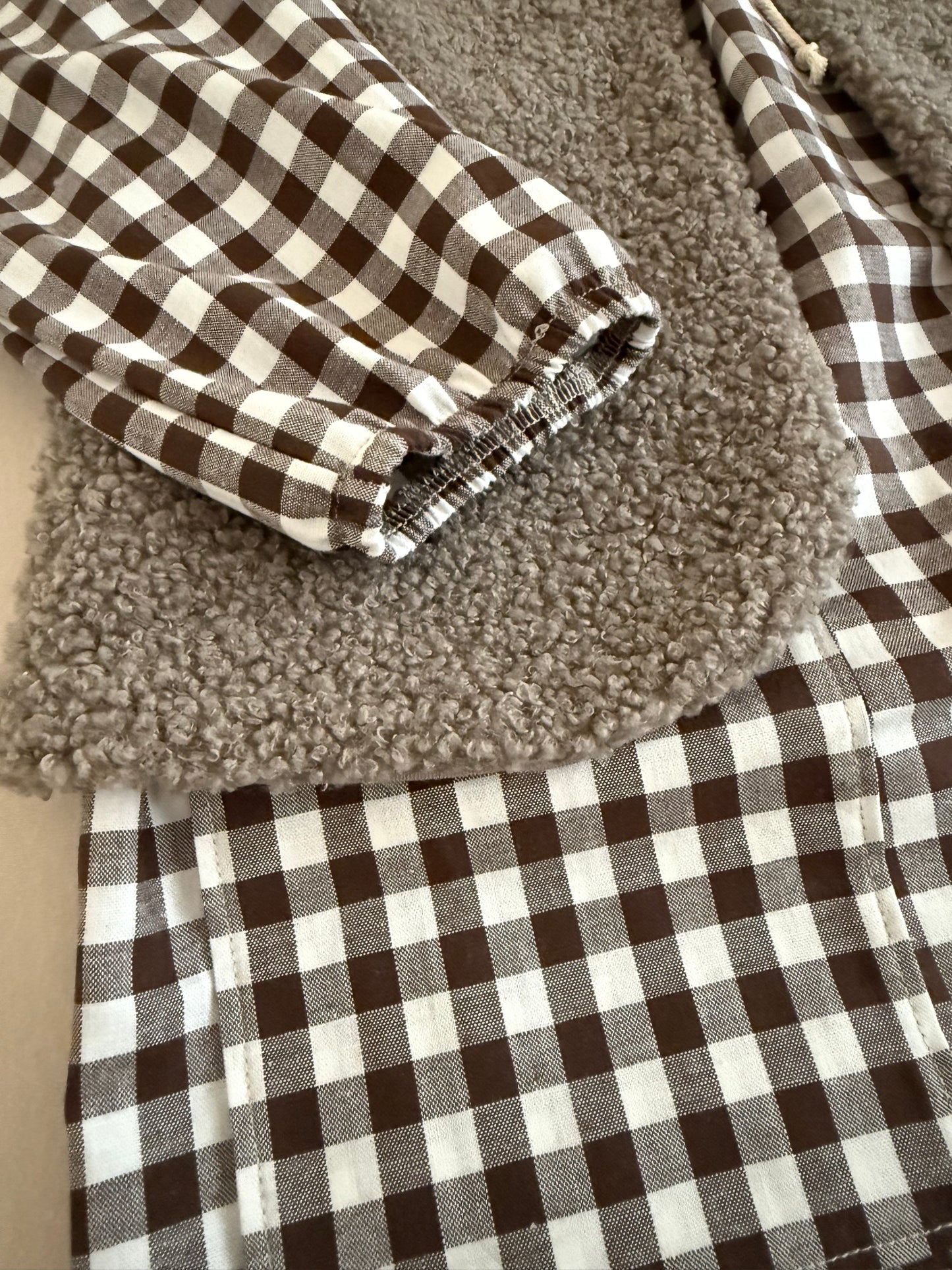 Karokleid dunkelbraun