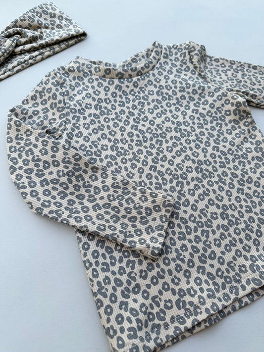 Langarmshirt I Leoprint
