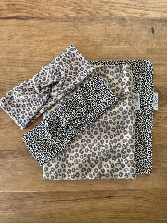 SET Loop & Stirnband I Leoprint