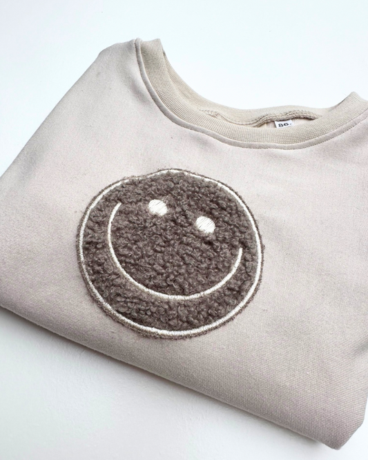 Oversized Langarmshirt I Smiley